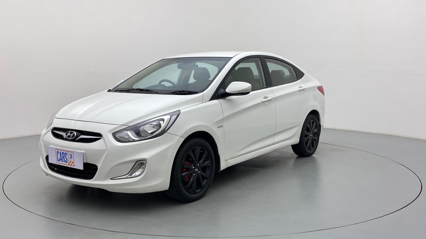 2014 Hyundai Verna FLUIDIC 1.6 VTVT SX AT, Petrol, Automatic, 32,528 km, Left Front Diagonal
