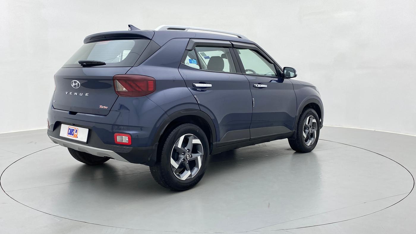 2021 Hyundai VENUE 1.0L Turbo GDI SX(O) MT, Petrol, Manual, 16,594 km, Right Back Diagonal