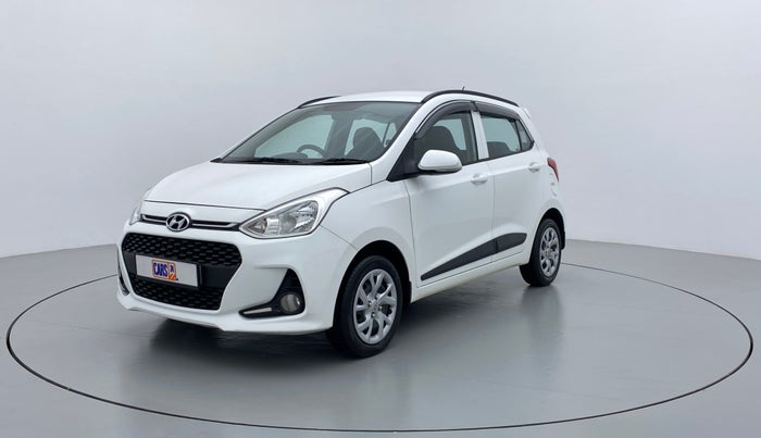 2019 Hyundai Grand i10 SPORTZ 1.2 KAPPA VTVT, Petrol, Manual, 32,723 km, Left Front Diagonal