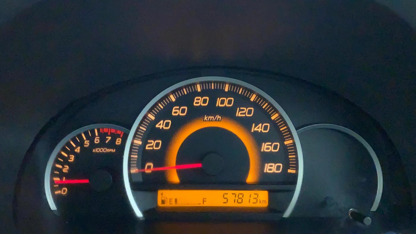 2011 Maruti Wagon R 1.0 VXI, Petrol, Manual, 57,911 km, Odometer Image
