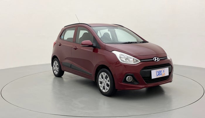 2016 Hyundai Grand i10 SPORTZ 1.2 KAPPA VTVT, Petrol, Manual, 50,975 km, Right Front Diagonal