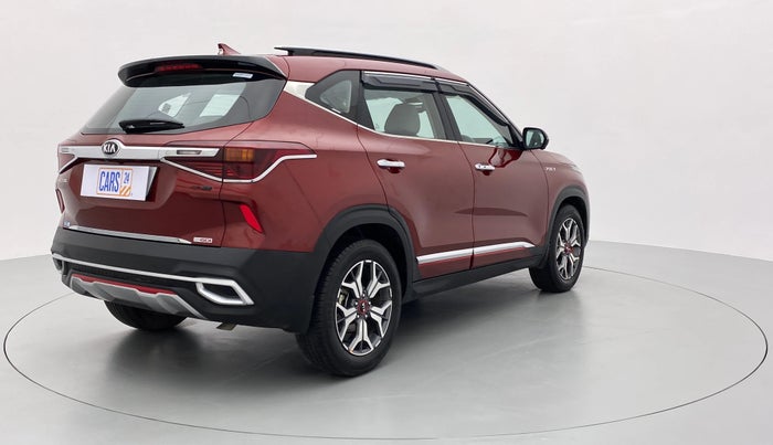 2020 KIA SELTOS 1.4 GTX+ TURBO GDI PETROL AT, Petrol, Automatic, 11,527 km, Right Back Diagonal