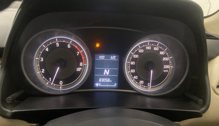 2017 Maruti Dzire VXI AMT, Petrol, Automatic, 83,052 km, Odometer Image