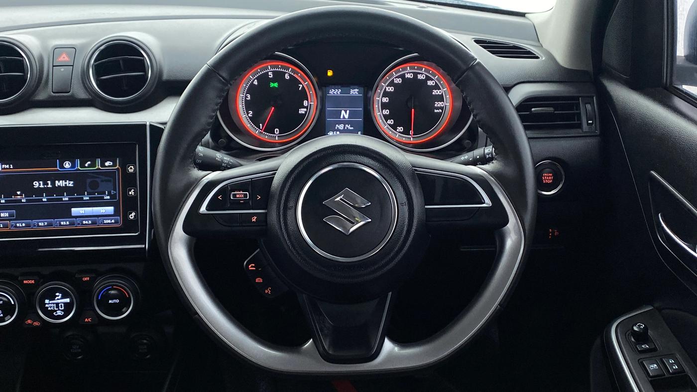 2019 Maruti Swift ZXI + AMT, Petrol, Automatic, 14,851 km, Steering Wheel Close Up