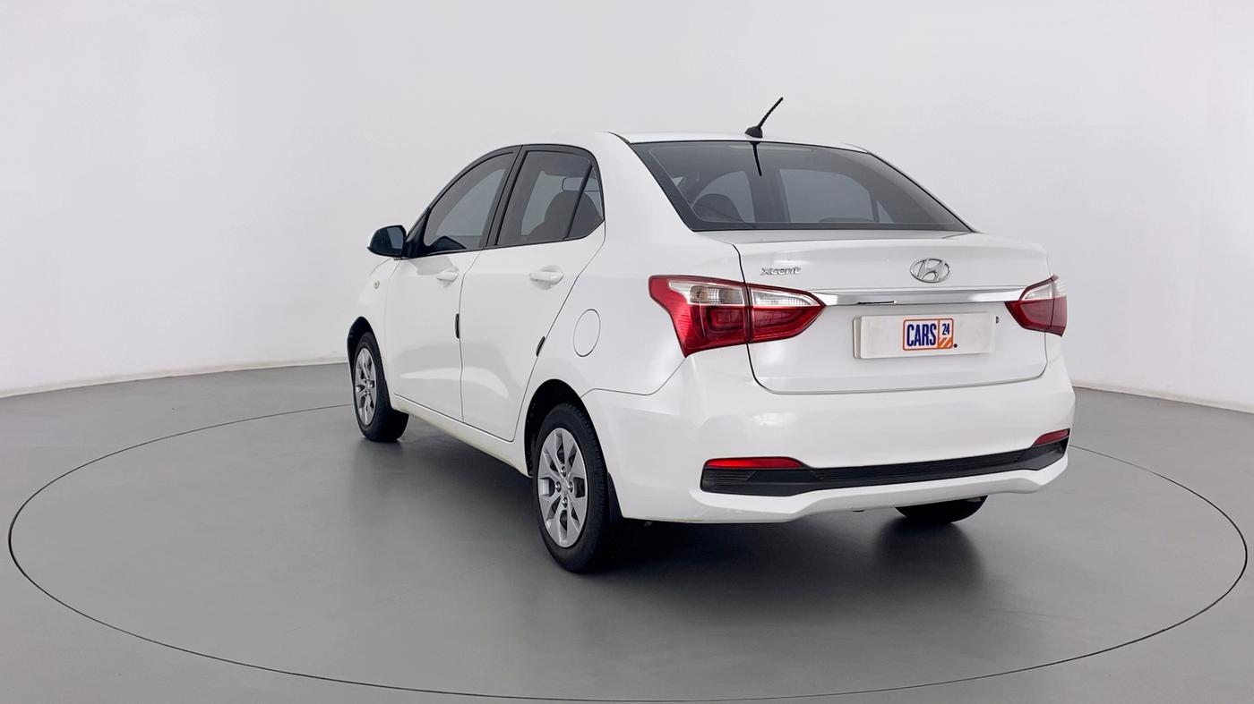 2017 Hyundai Xcent E PLUS, Petrol, Manual, 39,496 km, Left Back Diagonal