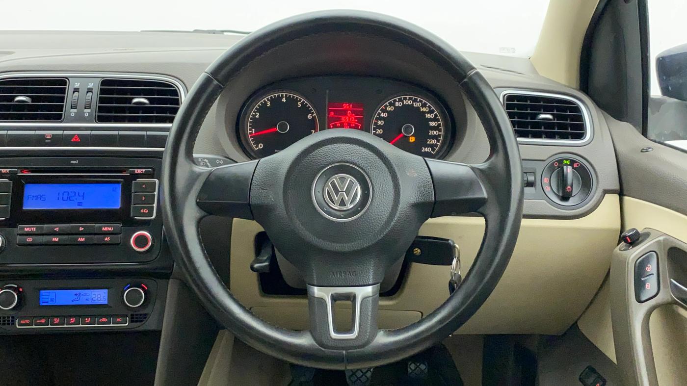 2011 Volkswagen Vento HIGHLINE PETROL, Petrol, Manual, 16,963 km, Steering Wheel Close Up