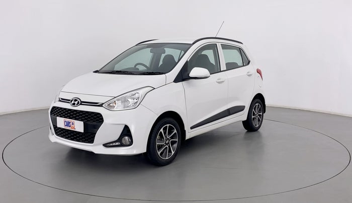 2017 Hyundai Grand i10 SPORTZ (O) 1.2 AT VTVT, Petrol, Automatic, 45,471 km, Left Front Diagonal