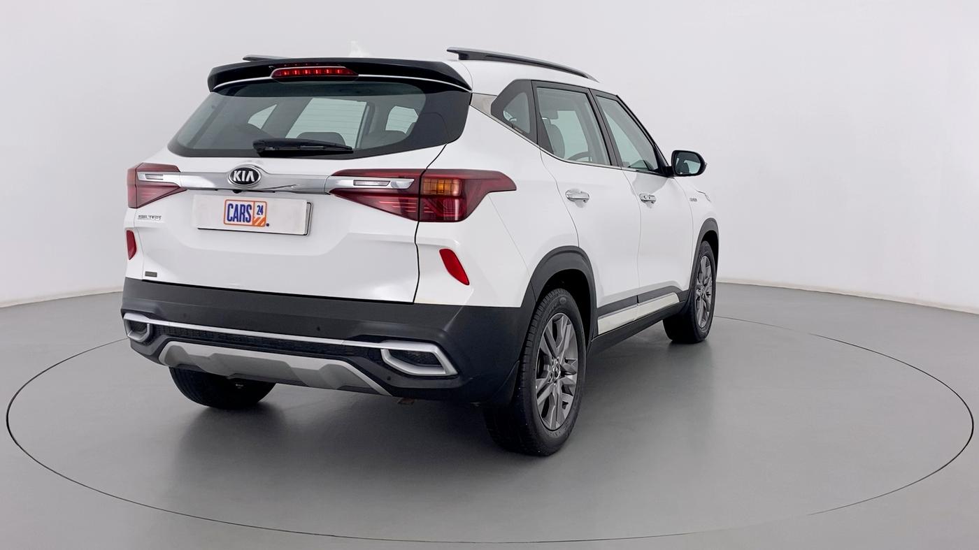 2019 KIA SELTOS HTX+ AT 1.5 DIESEL, Diesel, Automatic, 35,180 km, Right Back Diagonal