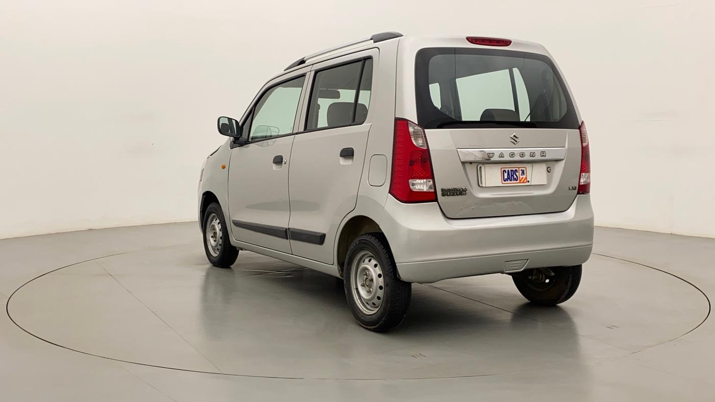 2010 Maruti Wagon R 1.0 LXI, Petrol, Manual, 80,371 km, Left Back Diagonal