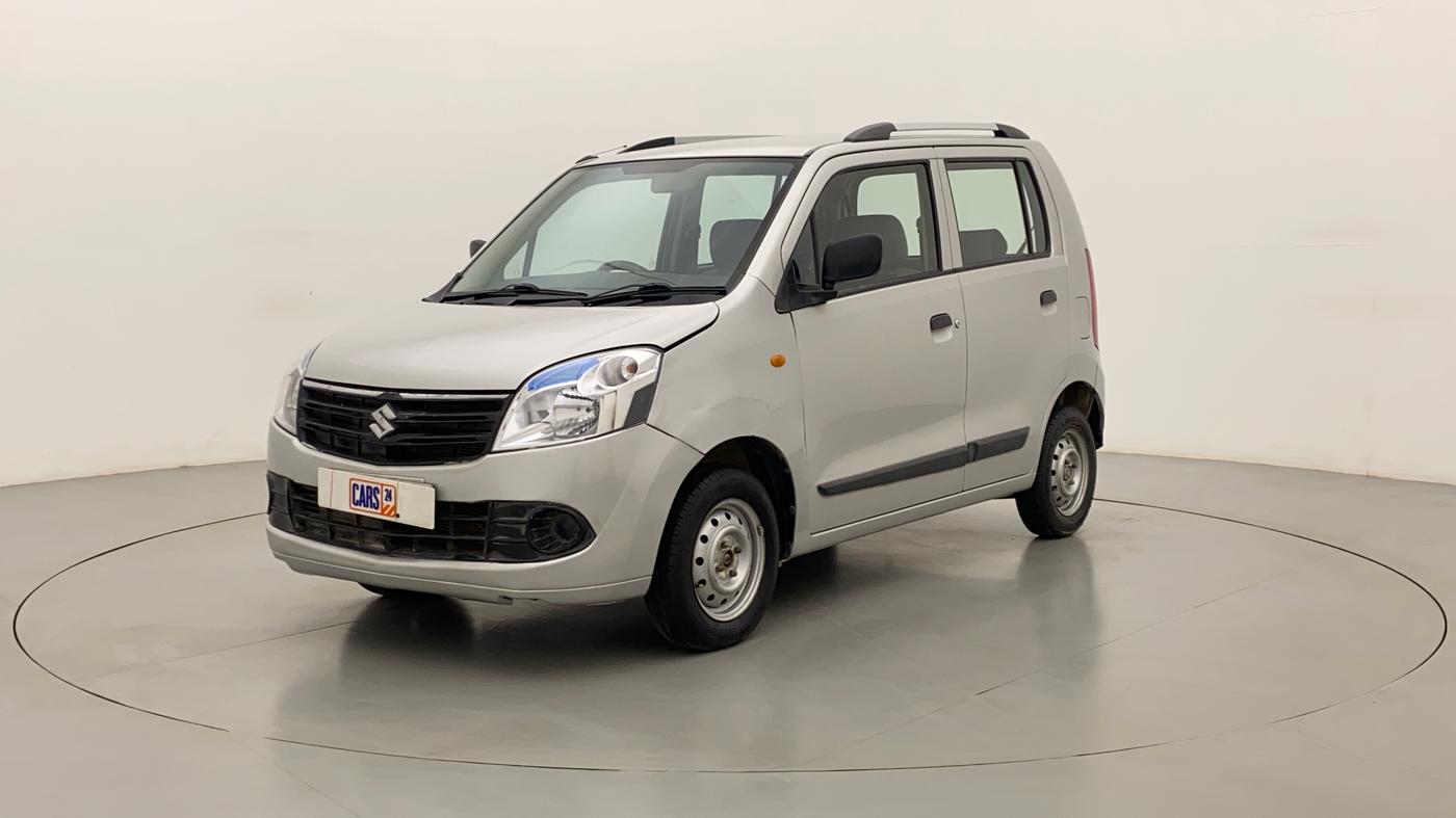 2010 Maruti Wagon R 1.0 LXI, Petrol, Manual, 80,371 km, Left Front Diagonal