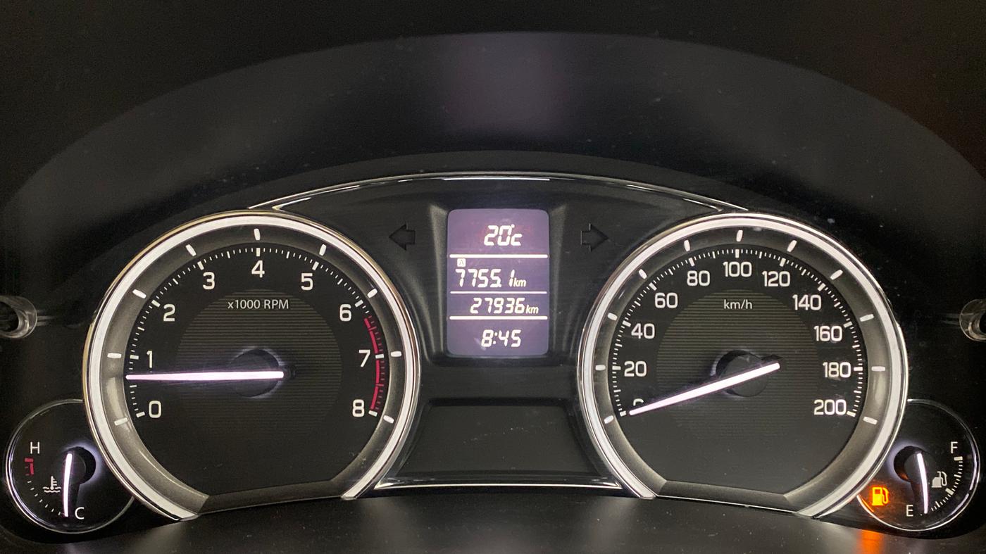 2016 Maruti Ciaz ZXI, Petrol, Manual, 27,972 km, Odometer Image