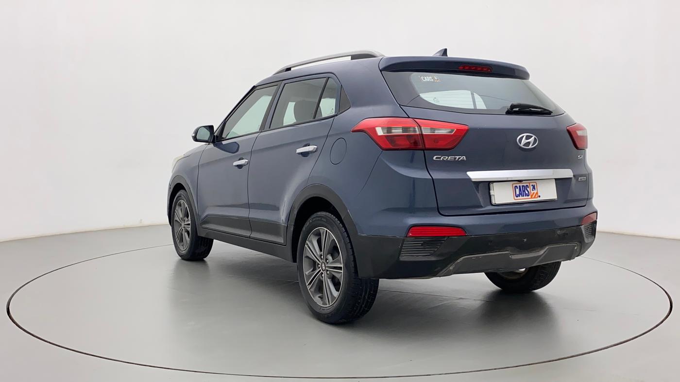 2016 Hyundai Creta SX PLUS AT 1.6 PETROL, Petrol, Automatic, 88,988 km, Left Back Diagonal