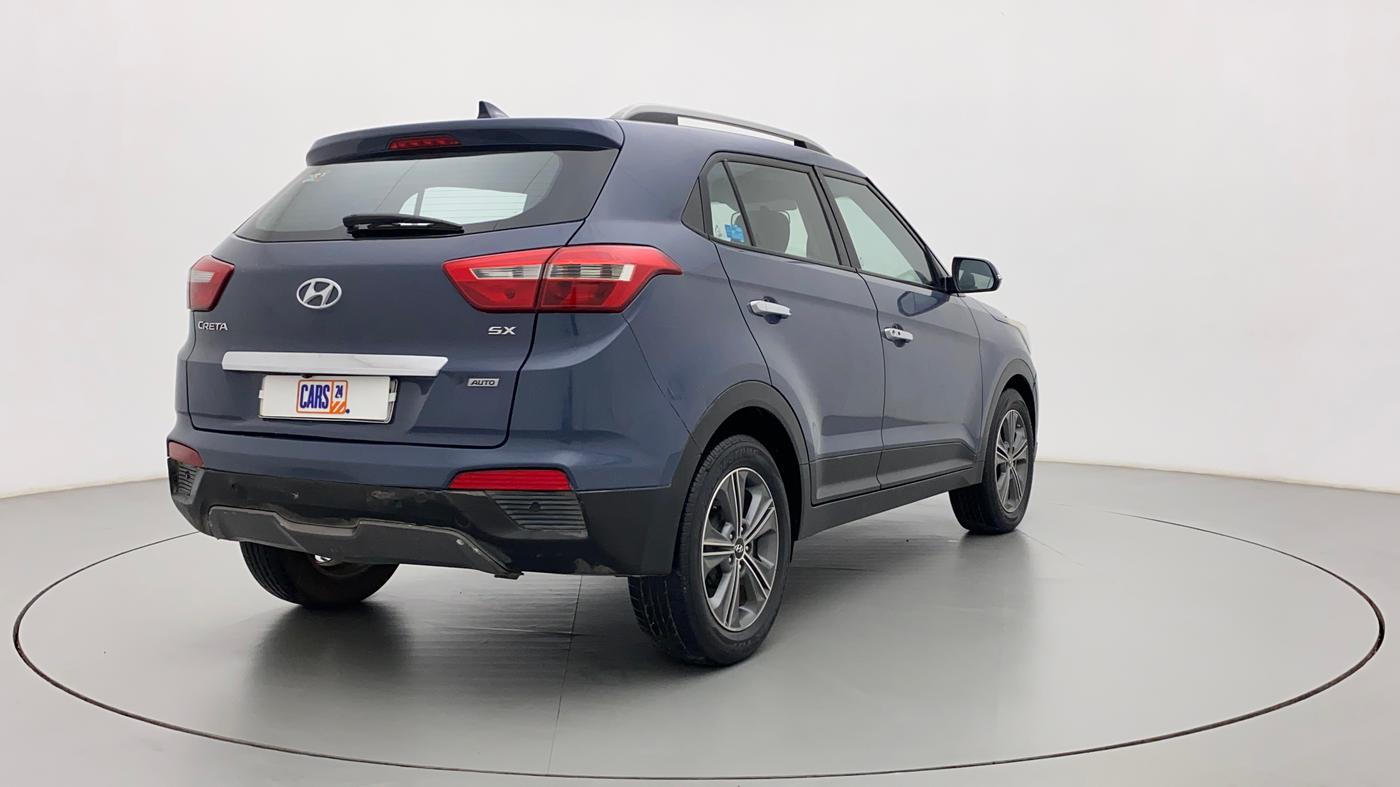 2016 Hyundai Creta SX PLUS AT 1.6 PETROL, Petrol, Automatic, 88,988 km, Right Back Diagonal