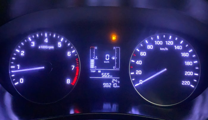 2017 Hyundai Elite i20 SPORTZ 1.2, Petrol, Manual, 98,272 km, Odometer Image