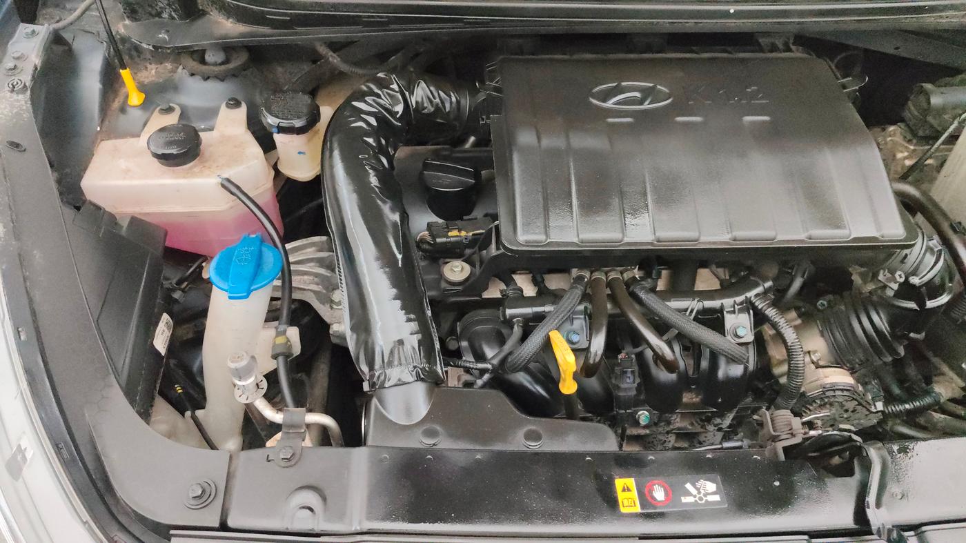 2022 Hyundai AURA SX 1.2 CNG, CNG, Manual, 22,232 km, Engine View - Right