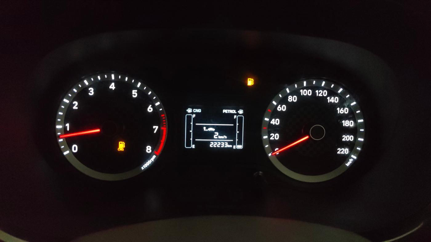 2022 Hyundai AURA SX 1.2 CNG, CNG, Manual, 22,232 km, Odometer Image