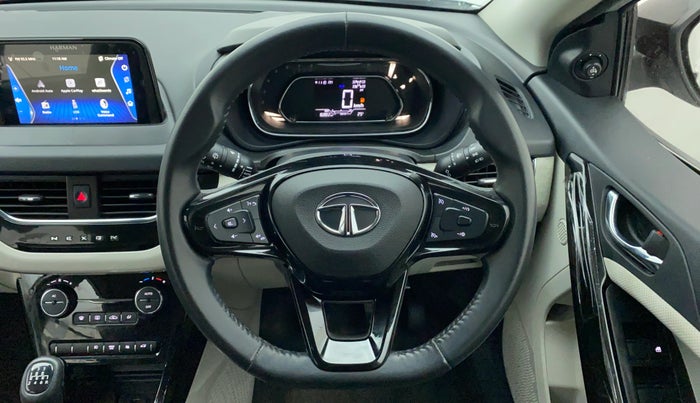2021 Tata NEXON XZ+ SUNROOF 1.5 RTQ, Diesel, Manual, 16,948 km, Steering Wheel Close Up