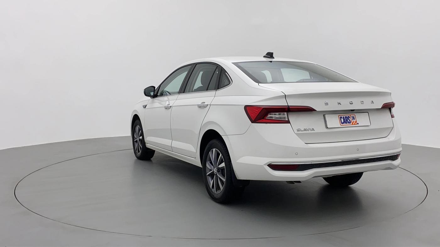 2022 Skoda SLAVIA STYLE 1.5 TSI DSG, Petrol, Automatic, 4,986 km, Left Back Diagonal