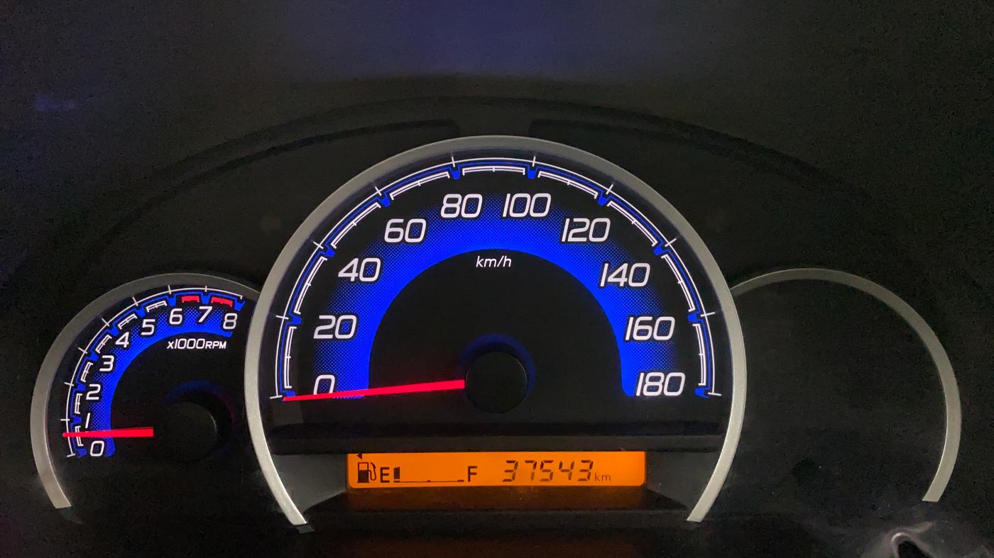2018 Maruti Wagon R 1.0 VXI, Petrol, Manual, 37,813 km, Odometer Image
