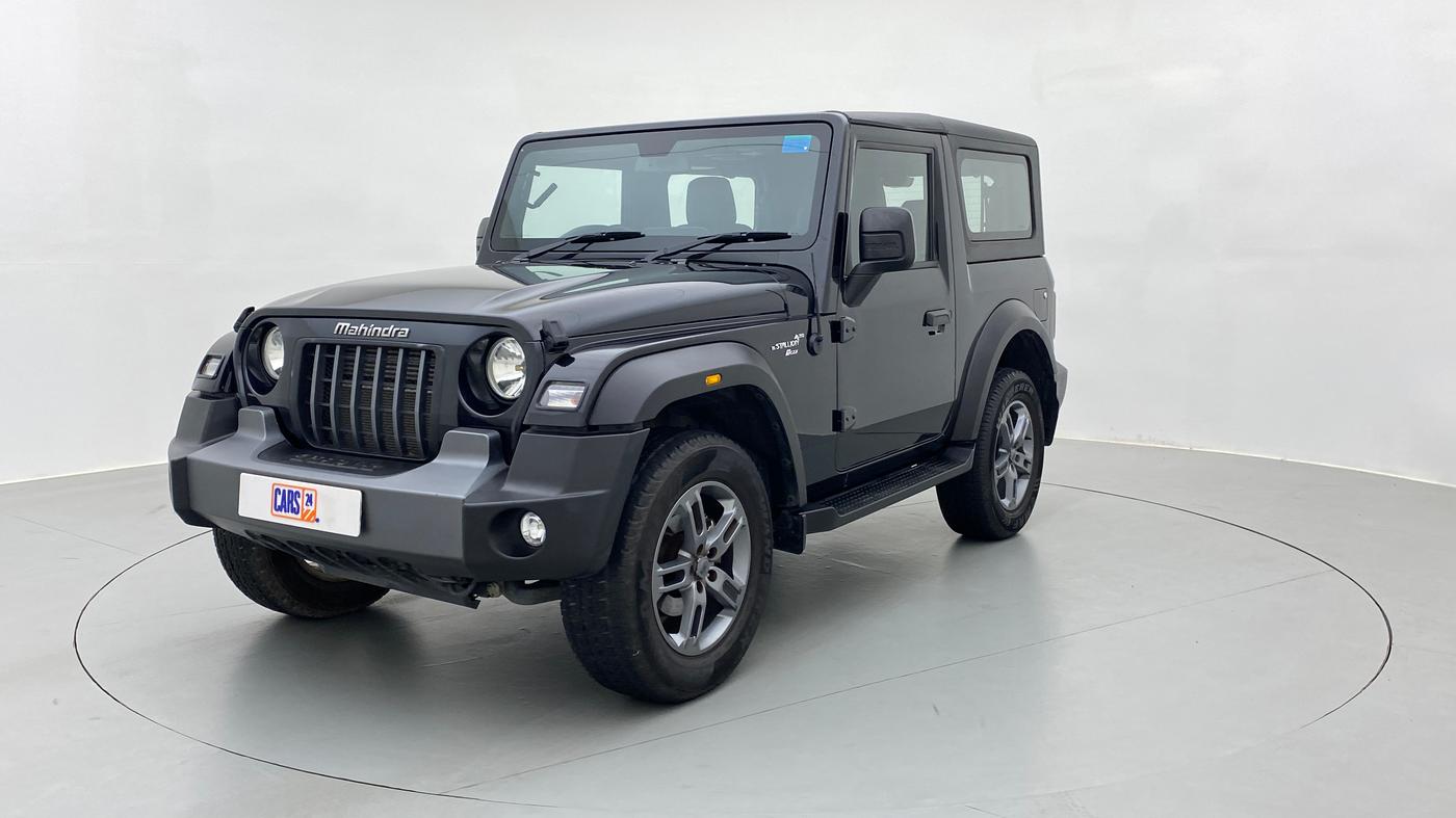 2021 Mahindra Thar LX HT PETROL 4WD MT, Petrol, Manual, 13,900 km, Left Front Diagonal