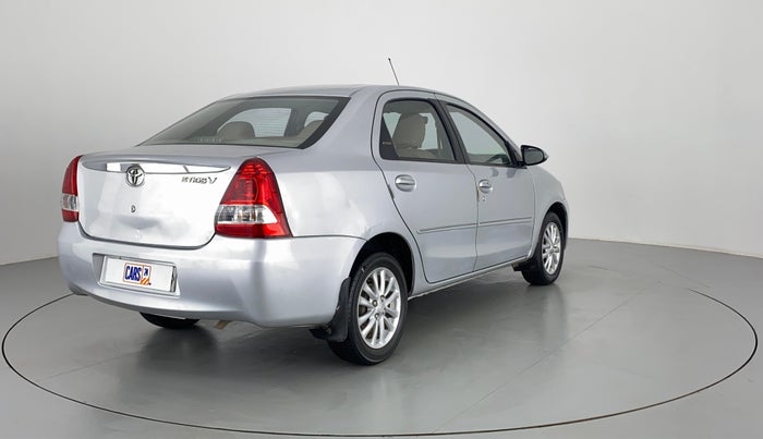 2013 Toyota Etios V SP, Petrol, Manual, 97,892 km, Right Back Diagonal
