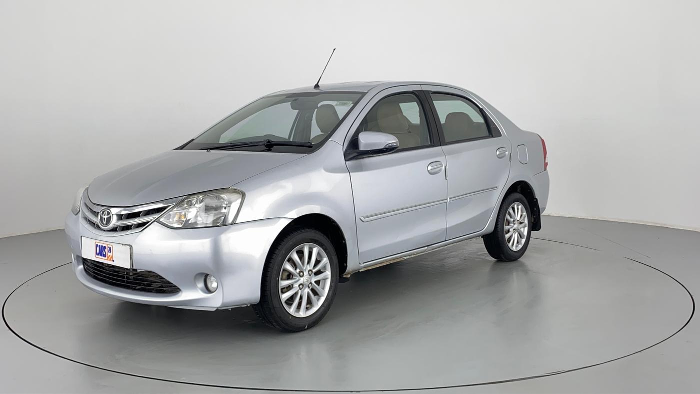 2013 Toyota Etios V SP, Petrol, Manual, 97,892 km, Left Front Diagonal