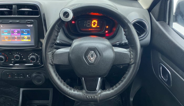 2018 Renault Kwid 1.0 RXT Opt, Petrol, Manual, 9,391 km, Steering Wheel Close Up