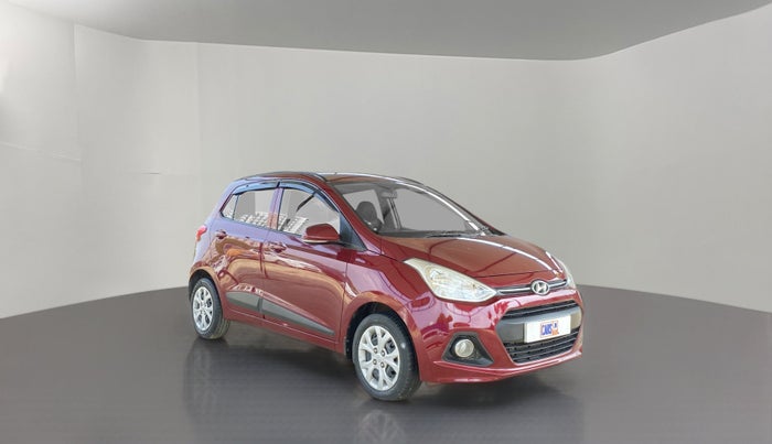 2015 Hyundai Grand i10 SPORTZ 1.2 KAPPA VTVT, Petrol, Manual, 52,180 km, Right Front Diagonal