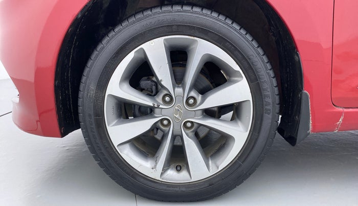 2014 Hyundai Elite i20 SPORTZ (O) 1.2, Petrol, Manual, 74,053 km, Left Front Wheel