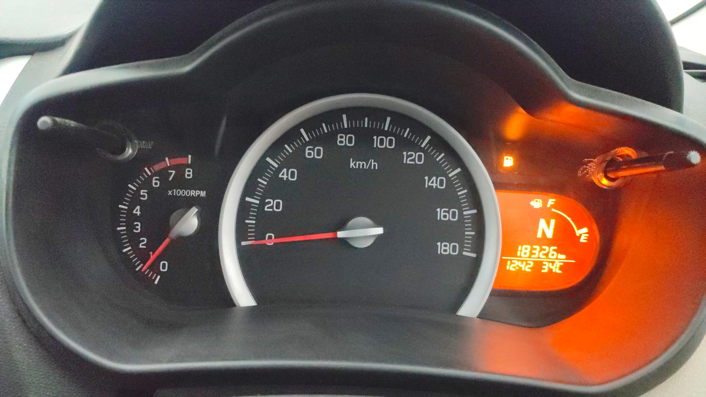 2016 Maruti Celerio VXI AMT, Petrol, Automatic, 18,287 km, Odometer Image