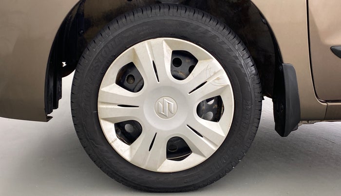 2014 Maruti Wagon R 1.0 VXI, Petrol, Manual, 61,117 km, Left Front Wheel