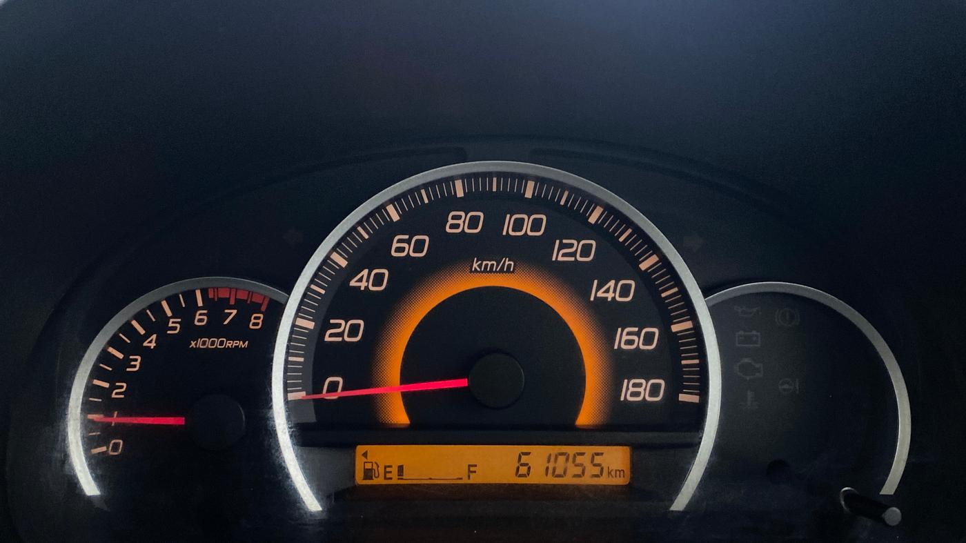 2014 Maruti Wagon R 1.0 VXI, Petrol, Manual, 61,117 km, Odometer Image