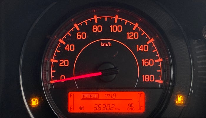2021 Maruti New Wagon-R LXI CNG 1.0 L, CNG, Manual, 36,380 km, Odometer Image