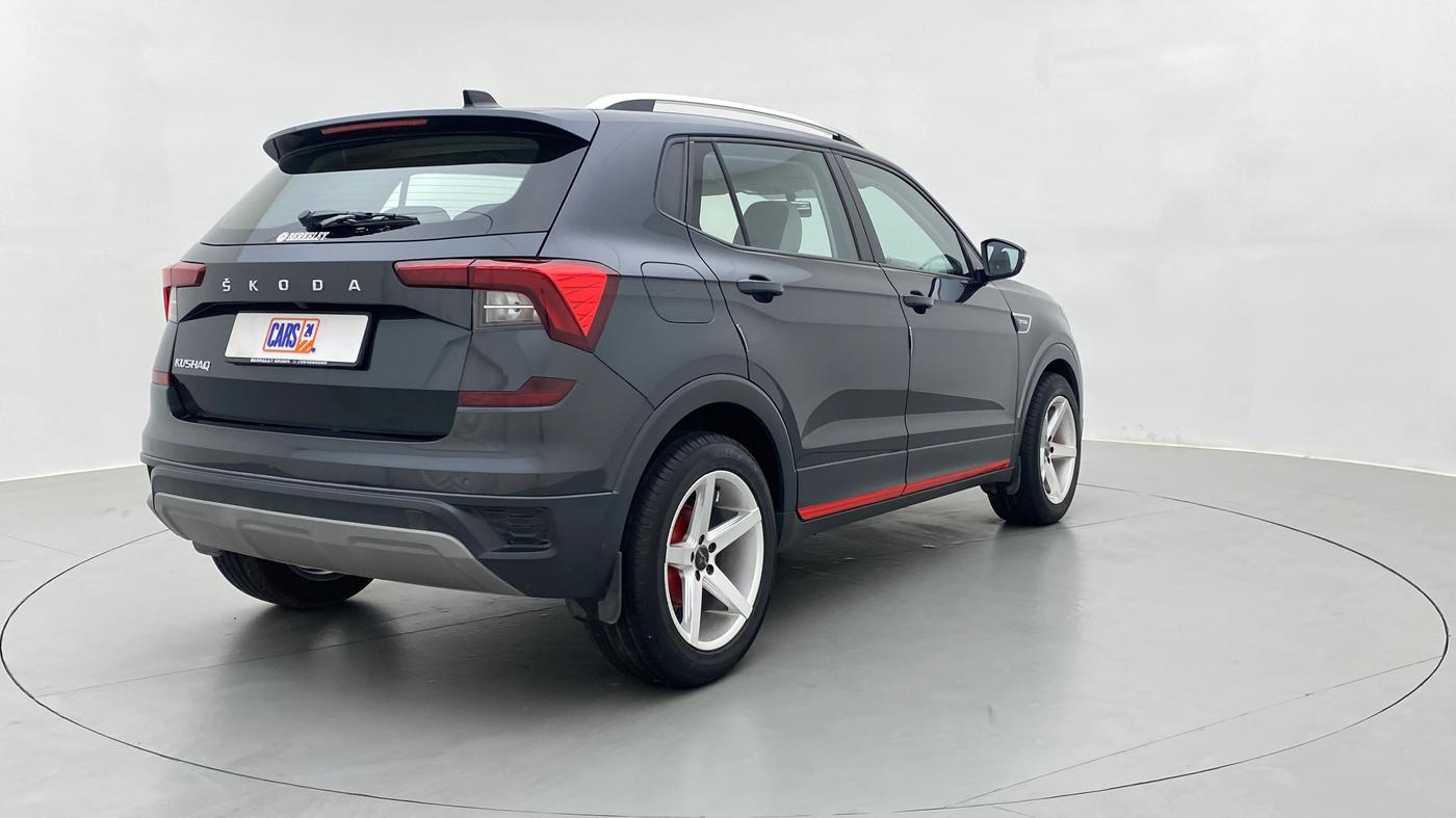 2021 Skoda KUSHAQ AMBITION 1.0 TSI MT, Petrol, Manual, 9,653 km, Right Back Diagonal
