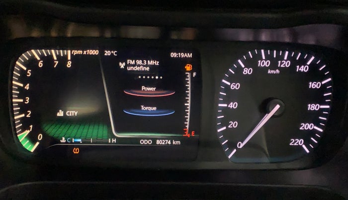 2022 Tata ALTROZ XZ PLUS PETROL DARK EDITION, Petrol, Manual, 80,230 km, Odometer Image