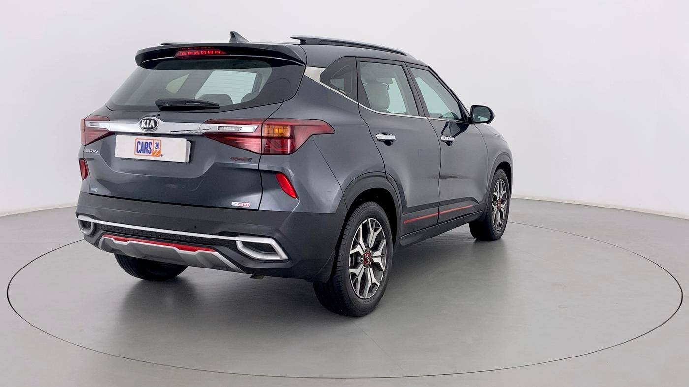 2020 KIA SELTOS GTX+ 1.4 MT, Petrol, Manual, 91,526 km, Right Back Diagonal