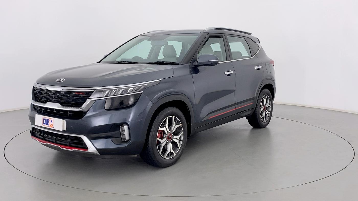 2020 KIA SELTOS GTX+ 1.4 MT, Petrol, Manual, 91,526 km, Left Front Diagonal