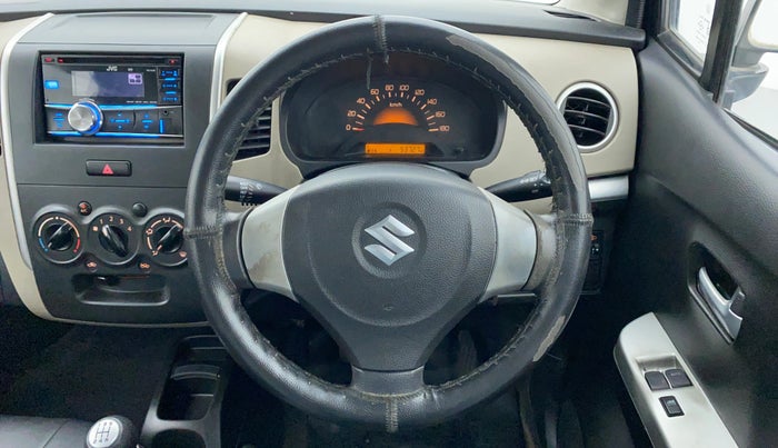 2013 Maruti Wagon R 1.0 LXI, Petrol, Manual, 53,777 km, Steering Wheel Close Up