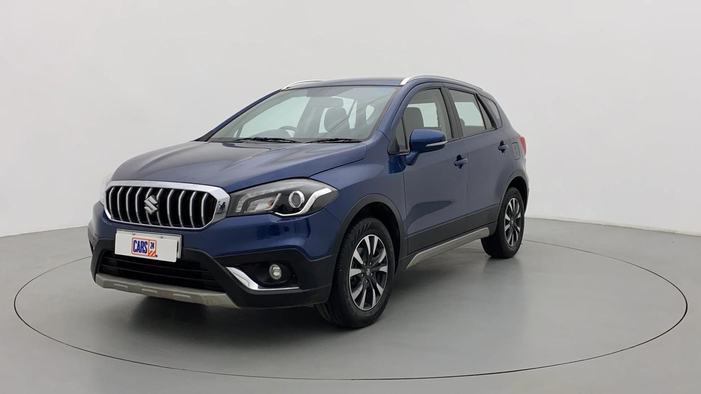 2020 Maruti S Cross ALPHA 1.5 SMART HYBRID, Petrol, Manual, 26,852 km, Left Front Diagonal