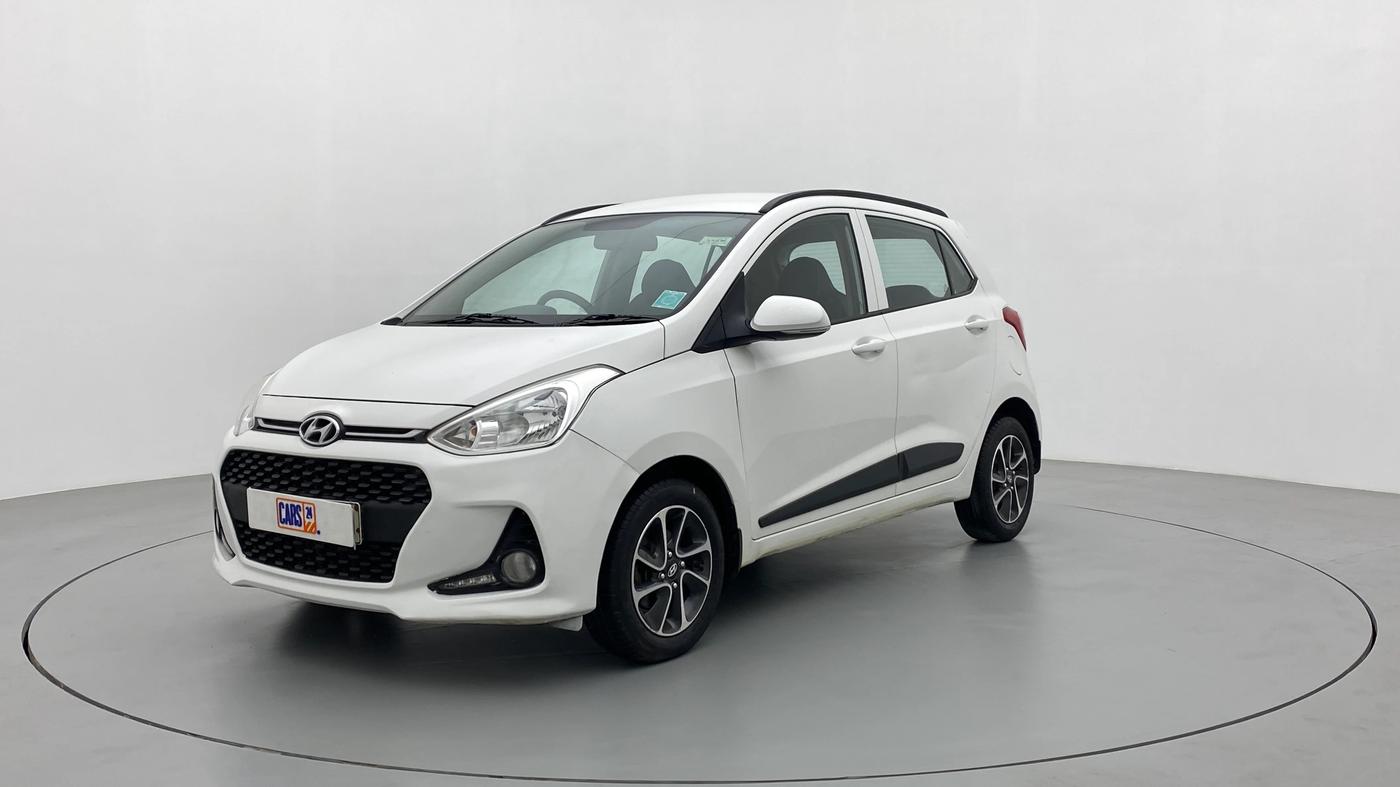 2017 Hyundai Grand i10 SPORTZ (O) 1.2 AT VTVT, Petrol, Automatic, 39,261 km, Left Front Diagonal
