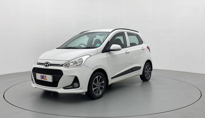2017 Hyundai Grand i10 SPORTZ (O) 1.2 AT VTVT, Petrol, Automatic, 39,261 km, Left Front Diagonal