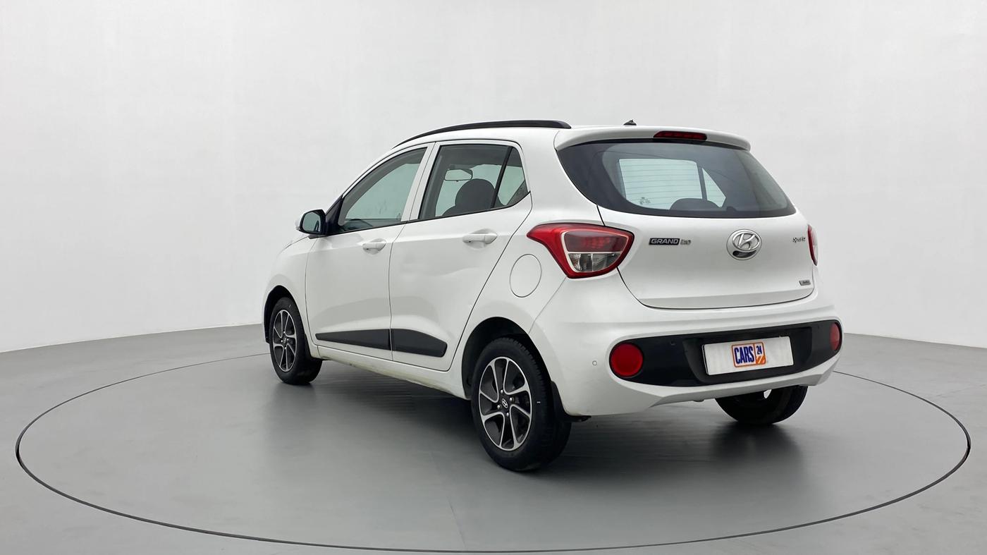 2017 Hyundai Grand i10 SPORTZ (O) 1.2 AT VTVT, Petrol, Automatic, 39,261 km, Left Back Diagonal
