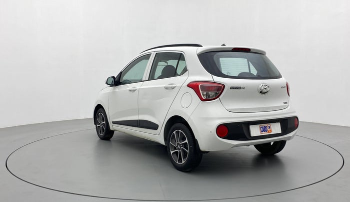 2017 Hyundai Grand i10 SPORTZ (O) 1.2 AT VTVT, Petrol, Automatic, 39,261 km, Left Back Diagonal