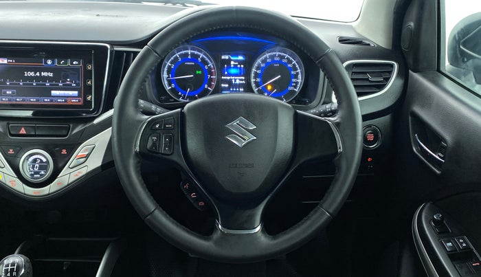 2016 Maruti Baleno ALPHA 1.2 K12, Petrol, Manual, 57,824 km, Steering Wheel Close Up