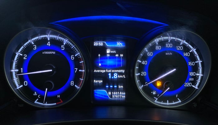 2016 Maruti Baleno ALPHA 1.2 K12, Petrol, Manual, 57,824 km, Odometer Image