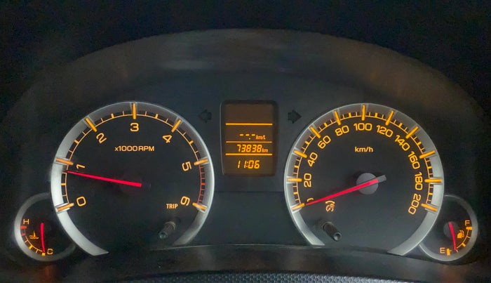 2013 Maruti Swift VDI, Diesel, Manual, 73,858 km, Odometer Image