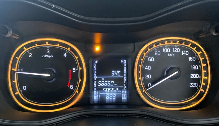 2016 Maruti Vitara Brezza ZDI, Diesel, Manual, 50,729 km, Odometer Image