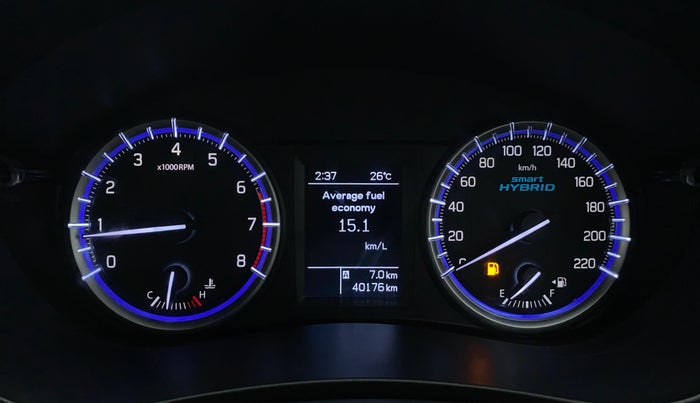2020 Maruti S Cross ALPHA 1.5 SMART HYBRID, Petrol, Manual, 40,195 km, Odometer Image