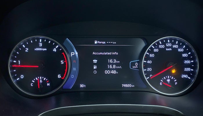 2020 KIA SELTOS 1.5 GTX+ AT, Diesel, Automatic, 74,943 km, Odometer Image