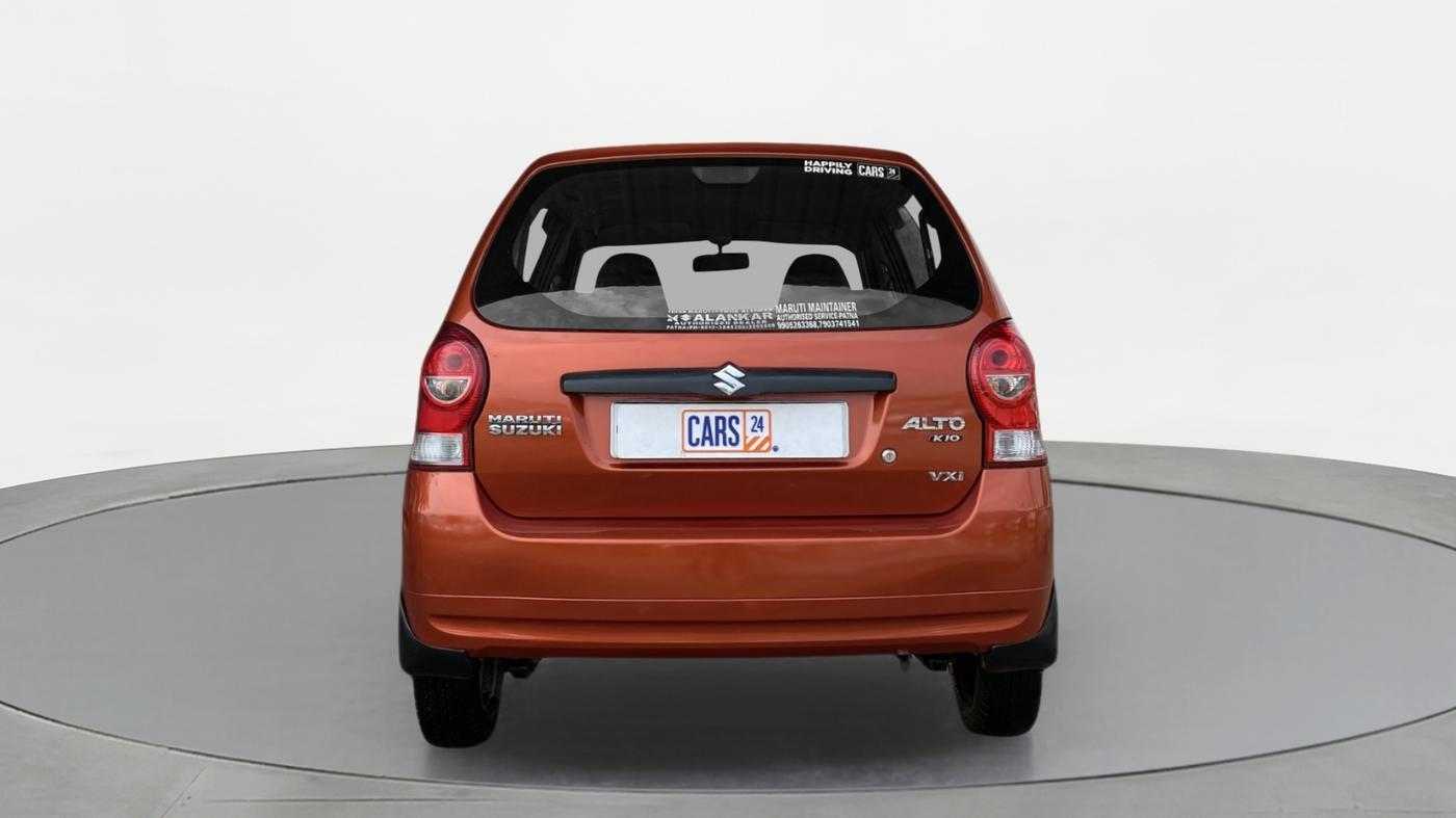 2013 Maruti Alto K10 VXI P, Petrol, Manual, 67,196 km, Back/Rear